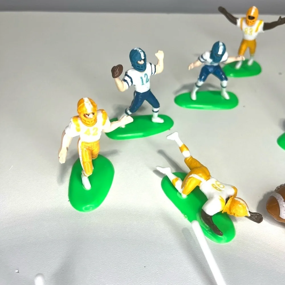 Football Touchdown Cake Topper  Decorating Set